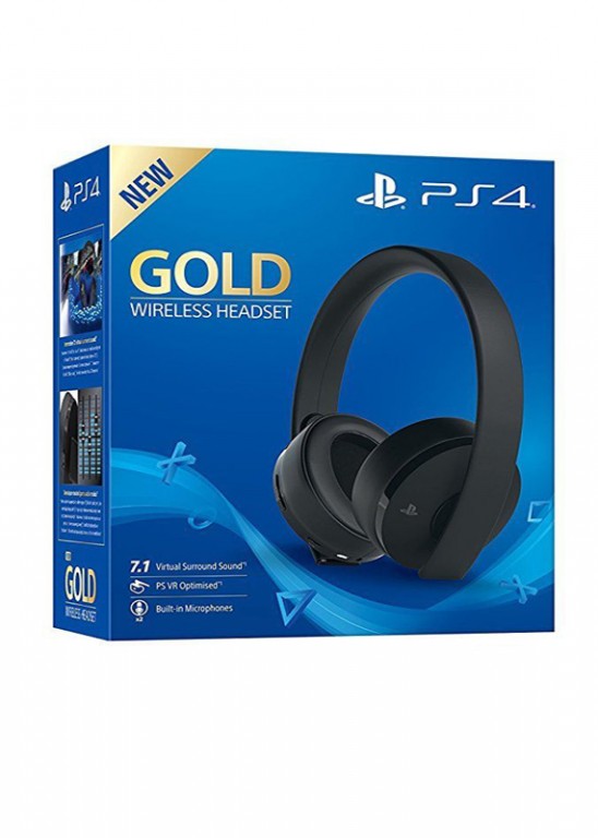 PS4 - PS4 GOLD Wireless 7.1 headset, černý PS719455165