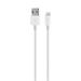 Puro kábel Plain Cable USB-A to Lightning 0.5m - White CAPLT05MTWHI