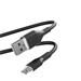 Puro kábel Soft Silicone Cable USB-A to Lightning 1.5m - Black PUCAPLTICONBLK