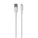 Puro kábel Soft Silicone Cable USB-A to Lightning 1.5m - White PUCAPLTICONWHI