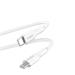 Puro kábel Soft Silicone Cable USB-C to Lightning 1.5m - White PUCAPLTUSBCICONWHI