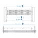 QNAP™ 1U -2U RAIL KIT RAIL-B02