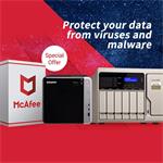 QNAP LS-MCAFEE-3Y - McAfee antivirus 3 years license, Physical Package