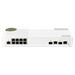 QNAP managovatelný switch QSW-M2108-2C (8x 2,5GbE RJ45 a 2x kombinované 10GbE SFP+ / RJ-45)