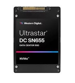 QNAP WD, SSD, Ultrastar SN655, PCIe NVMe Gen4, U.3 15mm, 3,84TB, 0TS2461 79700-T3R8401WD01-RS