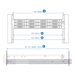 Rack Slide Rail Kit for TS-x69U 2U series models RAIL-B01