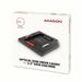 Rám AXAGON RSS-CD09 pre 2.5" SSD/HDD na DVD, 9.5 mm, LED, hliník