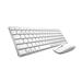 RAPOO klávesnice a myš 9300M, bezdrátová, Multi-Mode Slim Mouse, Ultra-Slim Keyboard, bílá 6940056184740