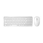 RAPOO klávesnice a myš 9300M, bezdrátová, Multi-Mode Slim Mouse, Ultra-Slim Keyboard, bílá 6940056184740