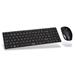 RAPOO set klávesnice a myš 9300M Wireless Multi-Mode Slim Mouse and Ultra-Slim Keyboard Black 6940056184627