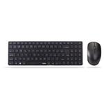 RAPOO set klávesnice a myš 9300M Wireless Multi-Mode Slim Mouse and Ultra-Slim Keyboard Black 6940056184627