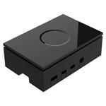 RASPBERRY Pi 4 Case plastic black ASM-1900136-21