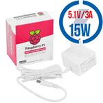 RASPBERRY USB-C adaptér Raspberry Pi 4B 3A biely RB-NETZTEIL4-W