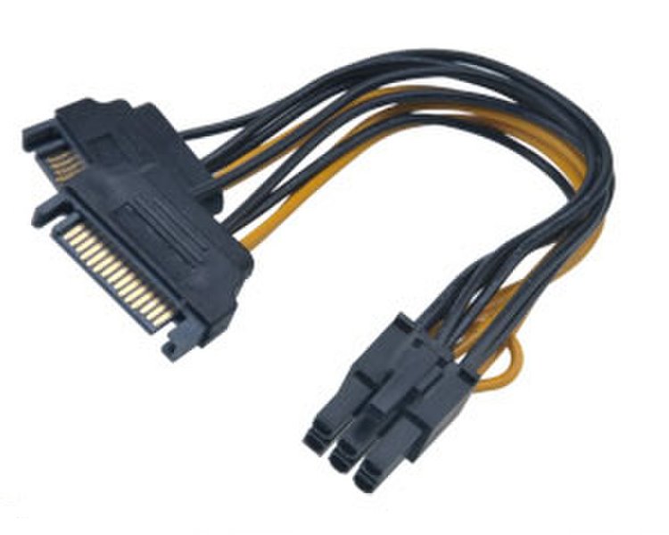 Redukcia Akasa 2xSATA -> 6pin PCIe 15cm AK-CBPW13-15