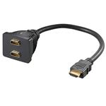 Redukcia HDMI A (M) -> 2x HDMI A (F) 12.92.3222