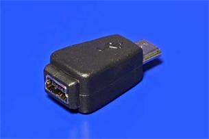 Redukcia miniUSB B(F) - microUSB B(M)