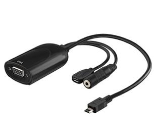 Redukcia PremiumCord MHL (micro USB/HDTV) -> VGA, 20cm khcon-10