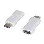 Redukcia USB 3.1 konektor C/male - micro USB konektor B/female bílý kur31-04