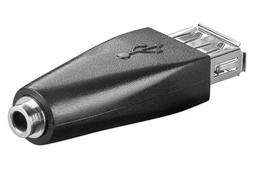 Redukcia USB A(F) -> jack 3,5(F)