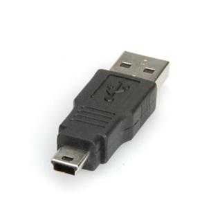 Redukcia USB A M/Mini 5 pin M,Roline