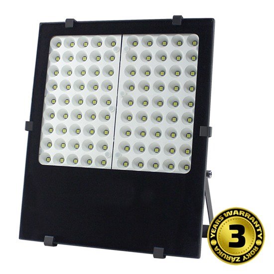 Reflektor Solight LED WM-100W-F venkovní, 100W, 8500lm, AC 230V, černá