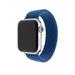 Remienok FIXED Nylon Strap elastický nylonový pro Apple Watch 38/40mm, velikost L, modrý FIXENST-436-L-BL