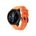 RhinoTech řemínek pro Garmin QuickFit sportovní silikonový 26mm oranžový RTSS-028-OR