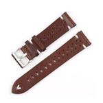 RhinoTech univerzální řemínek Genuine Leather Quick Release 20mm hnědý RTPS-004-BN