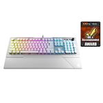 ROCCAT mechanická herní klávesnice Vulcan 122 AIMO, Titan Switch Tactile, RGB, US Layout, stříbrná 4250288191006