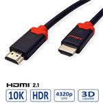 ROLINE Kábel HDMI 2.1 M/M 1,5m, 10K Ultra High 11.04.5941-10