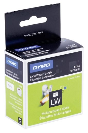 rolka DYMO 11353 Multipurpose Labels 24x12mm S0722530