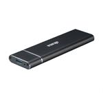 ROZBALENÉ - AKASA externí box pro M.2 SSD SATA II/III / AK-ENU3M2-02 / USB Type-C / hliníkový / černý CP10310V