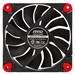 ROZBALENÉ - MSI ventilátor TORX FAN 12CM/ hydro-dynamická ložiska/ 500-1800 ot./ PWM/ max 33 dBa VENMSI0001V