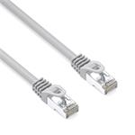 S/FTP patchcord, Cat.6a, RJ45 M-1m, dvojité tienenie, LSOH, šedý, 10 Gb/s, economy