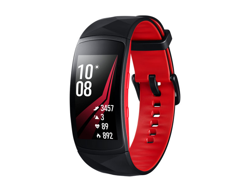 SAMSUNG Gear Fit2 Pro, Red/Black SM-R365NZRAXEZ