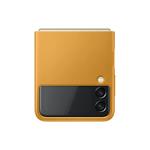 Samsung Kožený zadní kryt Z Flip3 Mustard EF-VF711LYEGWW