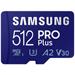 Samsung micro SDXC 512GB PRO Plus + USB adaptér MB-MD512KB/WW