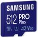 Samsung micro SDXC 512GB PRO Plus + USB adaptér MB-MD512KB/WW