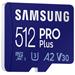 Samsung micro SDXC 512GB PRO Plus + USB adaptér MB-MD512KB/WW