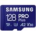 Samsung Micro SDXC karta 128GB PRO Plus + USB adaptér MB-MD128SB/WW