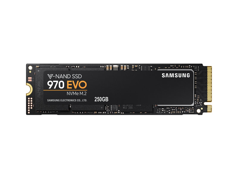 Samsung SSD 970 EVO Series 250GB M.2 PCIe, r3400MB/s, w1500MB/s MZ-V7E250BW