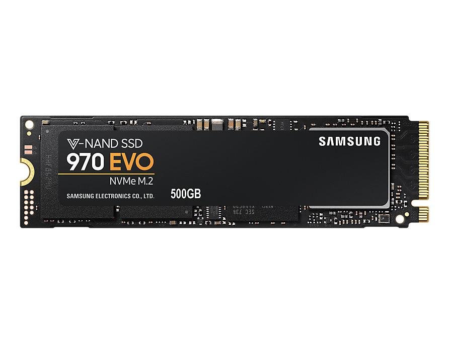 Samsung SSD 970 EVO Series 500GB M.2 PCIe, r3400MB/s, w2300MB/s MZ-V7E500BW