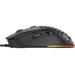 Sandberg FlexCover 6D Gamer Mouse, herní myš, 12800dpi, LED podsvícení, černá 5705730640285