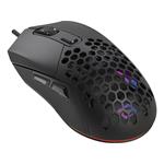 Sandberg FlexCover 6D Gamer Mouse, herní myš, 12800dpi, LED podsvícení, černá 5705730640285