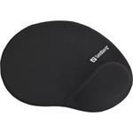 Sandberg Memory Foam Mousepad Round, podložka pod myš s opěrkou zápěstí, černá 5705730520372