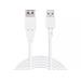 Sandberg USB-A(F) do USB-A(M) 2.0 kabel, 1.8 m, bílý 5705730503788