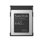 SanDisk CFexpress karta 640GB PRO-CINEMA Typ B (R:1700/W:1500 MB/s) SDCFEC-640G-GN4NN