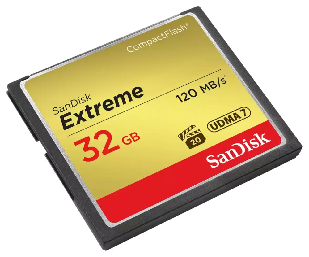 SanDisk Extreme CompactFlash 32GB 120MB/s SDCFXSB-032G-G46