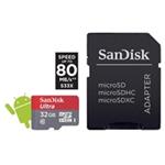 SanDisk Extreme - Paměťová karta flash (adaptér microSDHC - SD zahrnuto) - 32 GB - A1 / Video Class SDSQXAF-032G-GN6AA