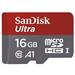 SanDisk microSDHC 16GB Ultra Android (+SD Adapter, 98 MB/s, A1,Class10) SDSQUAR-016G-GN6MA